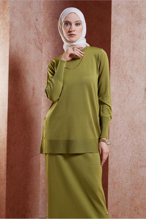 Tricot Suit with Skirt 44959