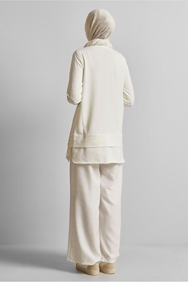 ZİNCİR DETAYLI EŞOFMAN TUNİK 45628 - 4