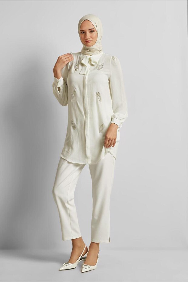 BAĞLAMA DETAYLI TUNİK 45609 - 2