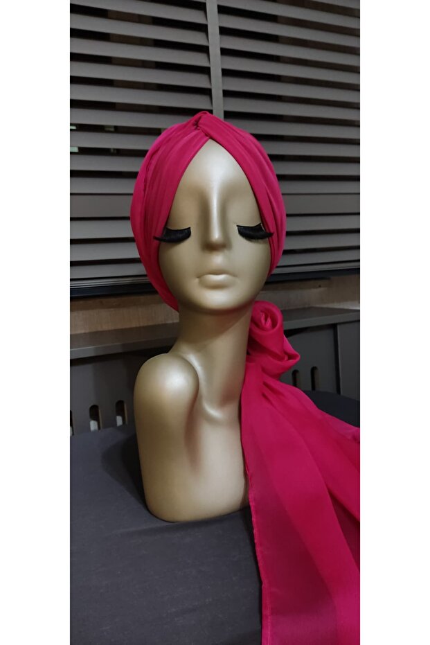 شال العنق الوردي - 3