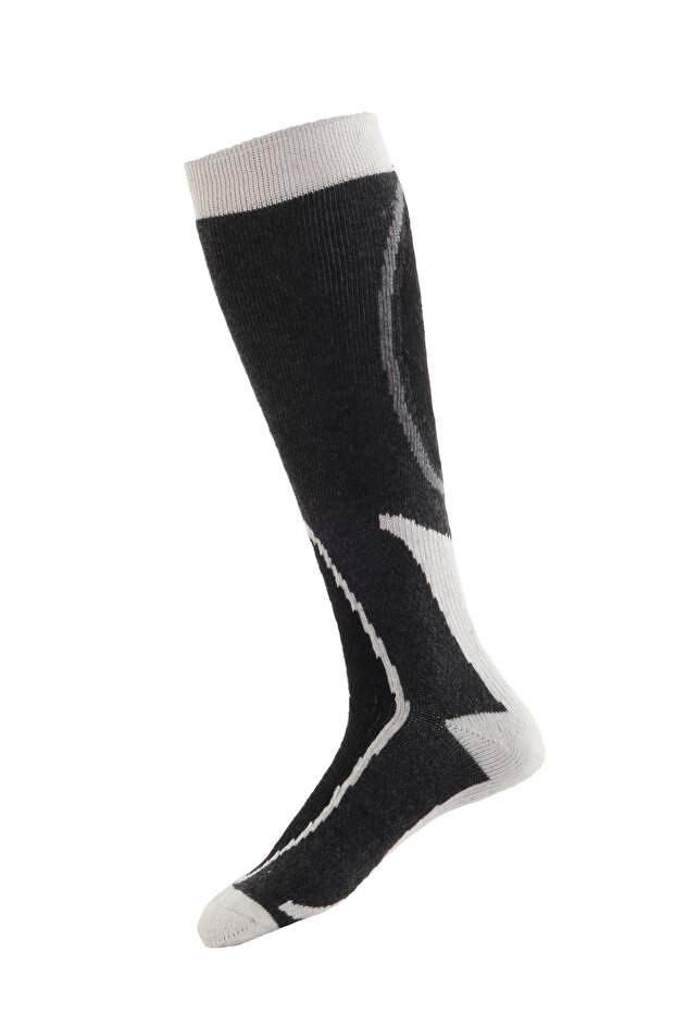 Ski & Snowboard Socks Siyah/Beyaz - 1