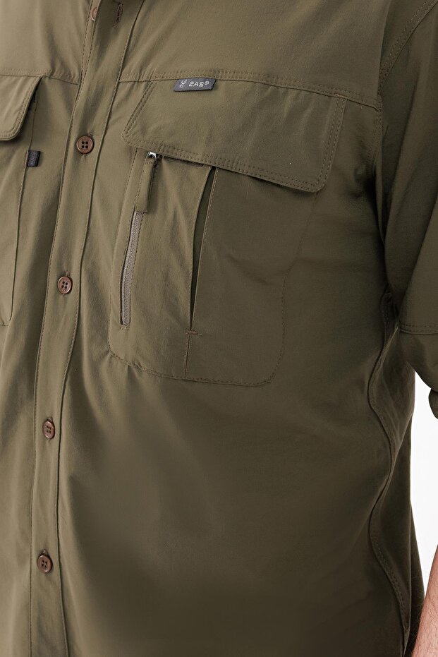 Gibson Erkek Gömlek Haki - 7