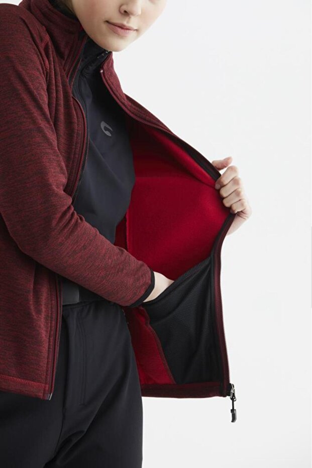 Ubsa Kadın Sweatshirt Bordo - 7