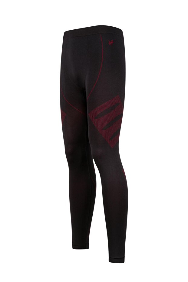Erkek Heatwave Seamless Baselayer Alt İçlik Siyah/Kırmızı - 2