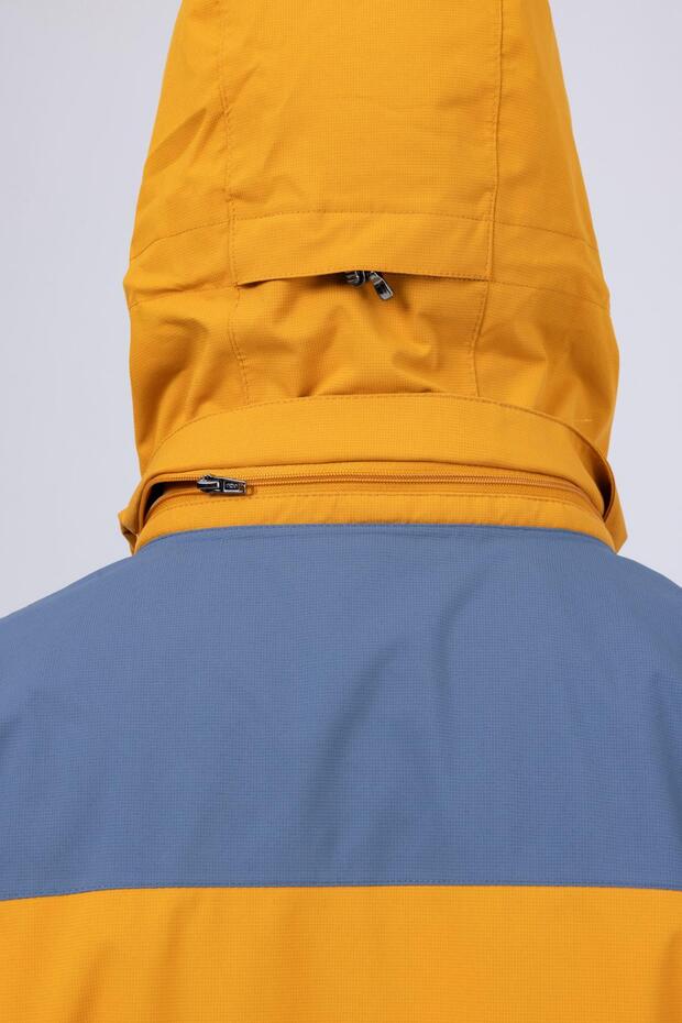 Elbruz Erkek 3 in 1 Ceket Gold/Mavi - 5