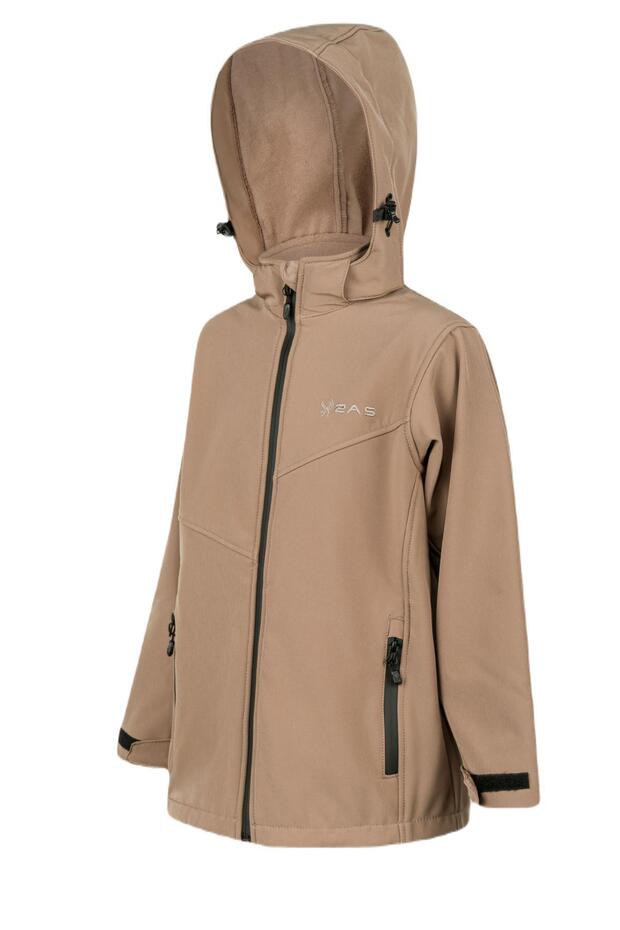 SAYRA Softshell Çocuk Ceket Açık Kahverengi - 2