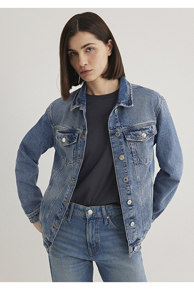 Karla Gold Icon Jean Jacket Boyfriend 110154-30868