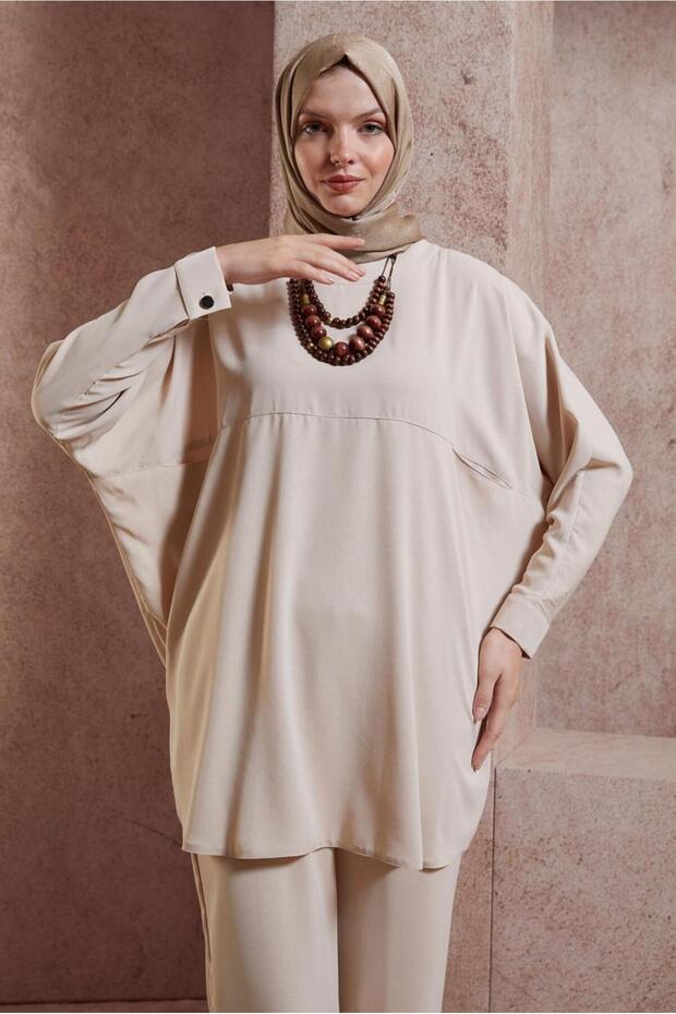 44529 طقم كم وبنطلون موديل بات
