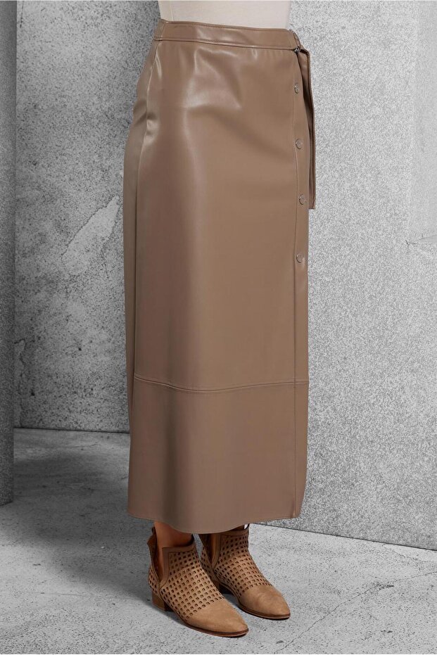 SUNİ DERİ ETEK 60639 - 2