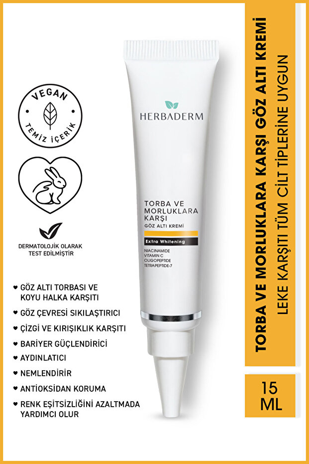 Herba Derm Under-Eye Cream Against Bags and Bruises 15 ml