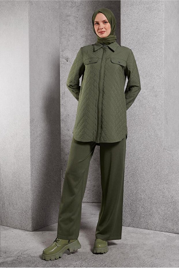 KAPİTONE DESENLİ TUNİK 45225 - 1