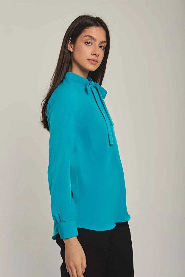 Solid Tie-Front Top - 3