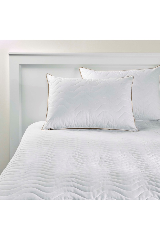 Fluffy Pamuk Tek Kişilik Yatak Alezi - 1