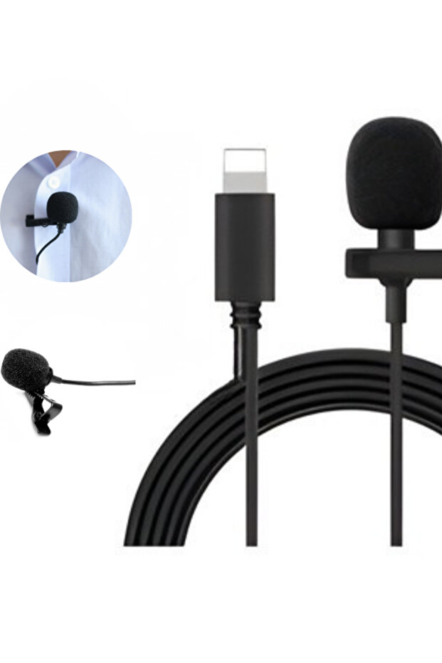 Lightning Kablolu Mikrofon - 4