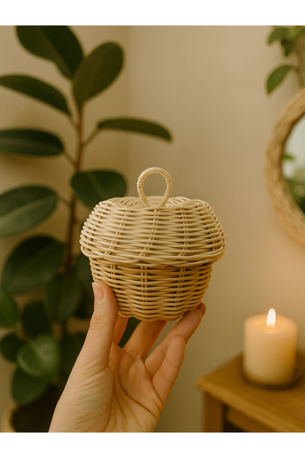 Rattan Design Minimal Basket
