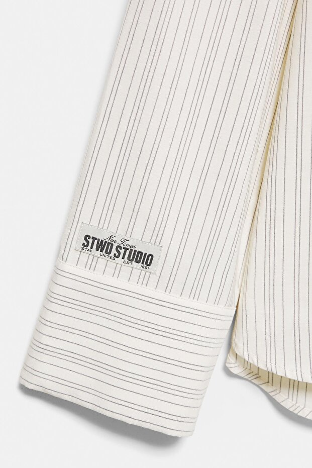 STWD çizgili gömlek - 8
