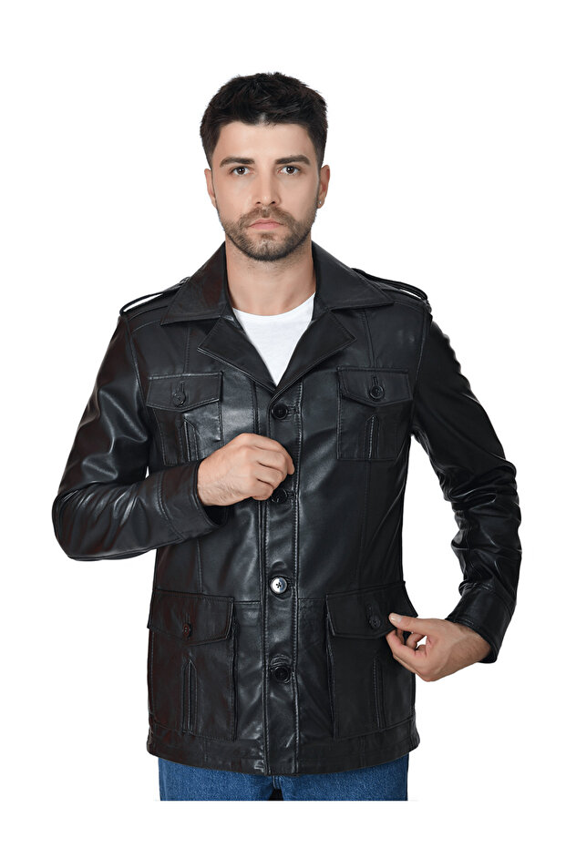 سترة جلدية للرجال MODARZ 6003 - 1