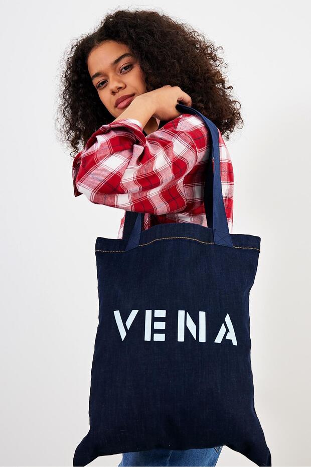 Unisex Denim Çanta - 2