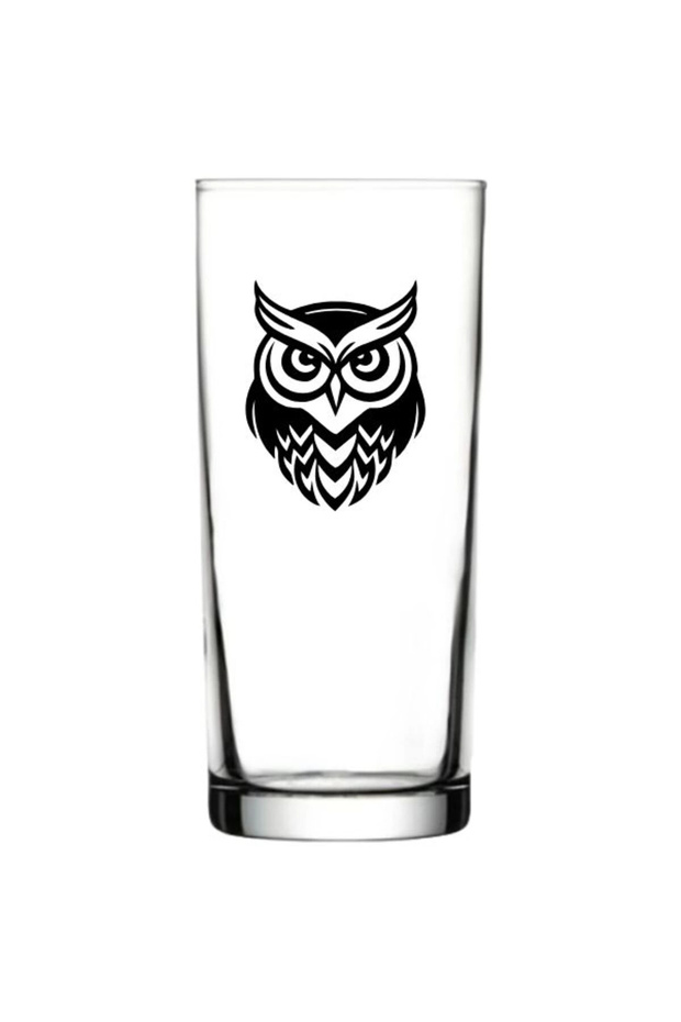Owl Printed Raki Glass - Owl Raki Glass