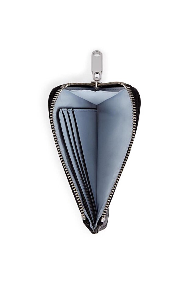 Card Case Zipped Pebbled Leather - 3