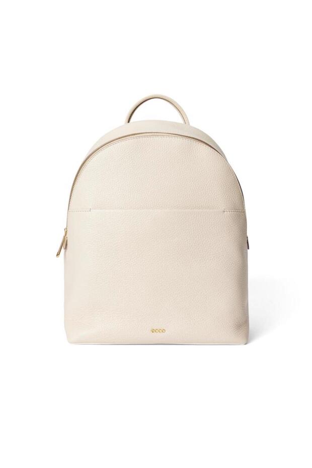 Round Pack M Pebbled Leather Bag - 1