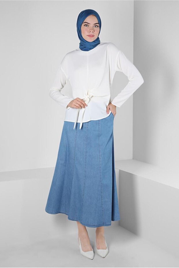 DENİM ETEK 60426 - 3