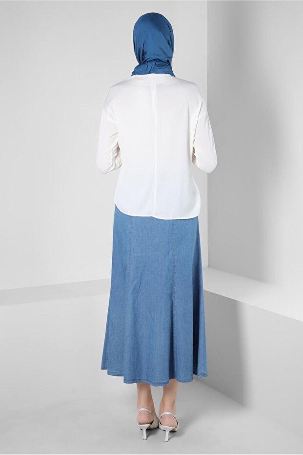 DENİM ETEK 60426 - 4