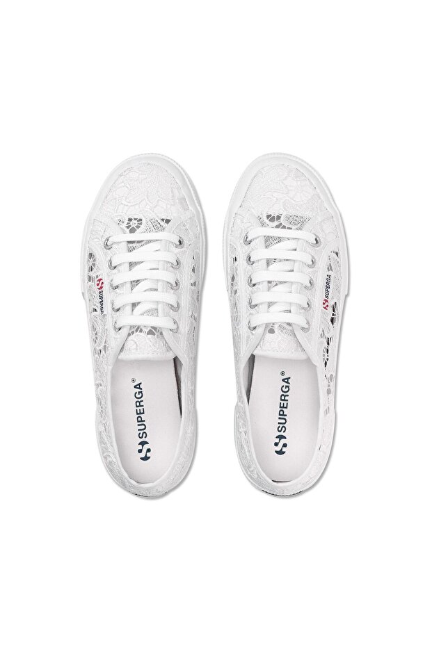 2750 Macrame Kadın Beyaz Sneaker - 2
