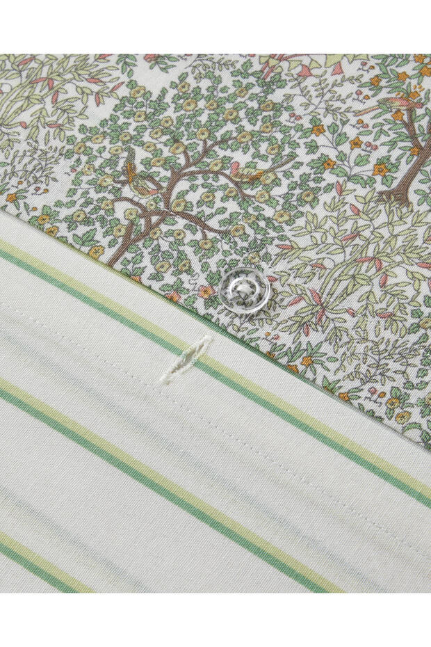 Serenade Kolay Ütülenir Tek Kişilik Nevresim Seti 160x220 cm Yeşil - 6