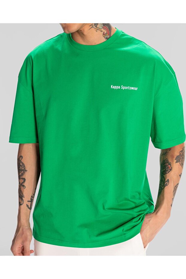 Authentic Dan Erkek Yeşil Regular Fit Tişört - 3