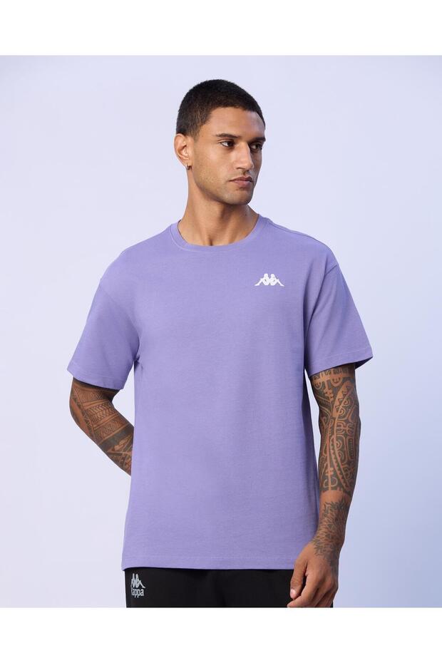 Brix Erkek Lila Regular Tişört - 1