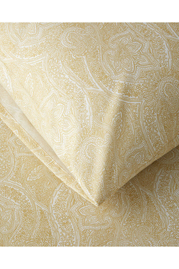 Bohemian Kolay Ütülenir Çift Kişilik Nevresim Takımı 200x220 cm Hardal - 4