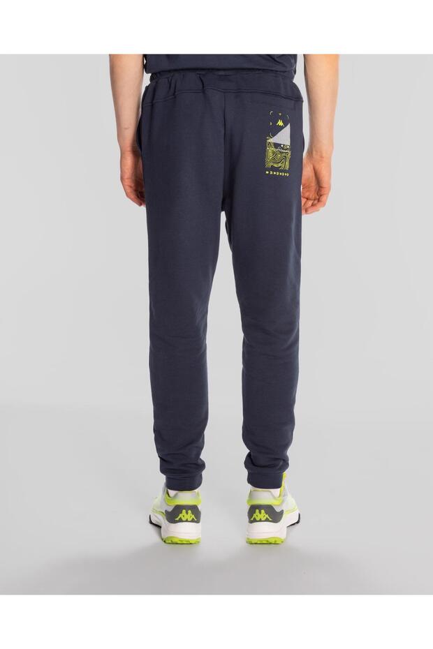 Authentic Spacetime Jogger Erkek Gri-Mavi Regular Fit Eşofman Altı - 5
