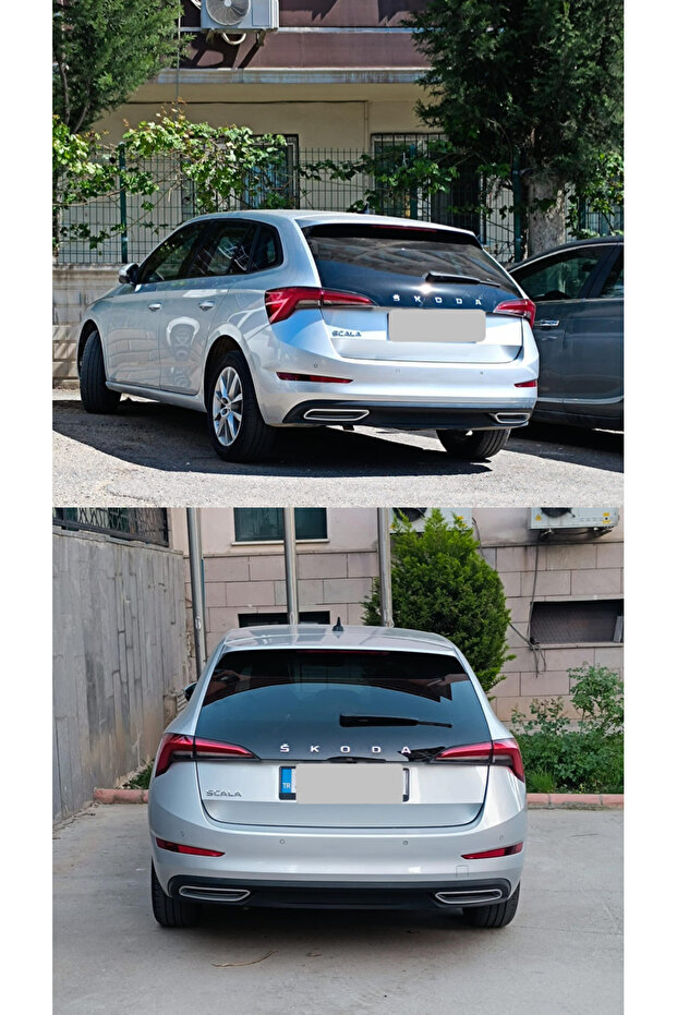 Skoda Scala 2019-2023 TEK ÇIKIŞ difüzör görünüm - 1