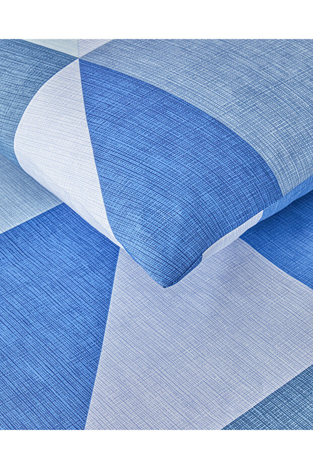 Triad Kolay Ütülenir Çift Kişilik Nevresim Seti 200x220 cm Mavi - 3