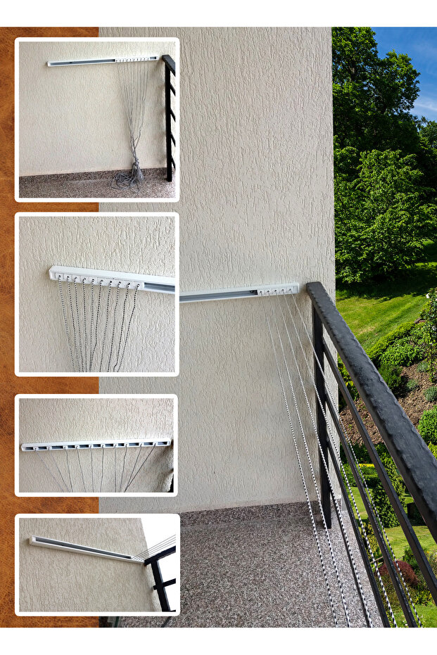 Clothes Drying Rack with Sliding Elements - MODULES - XUP - 4