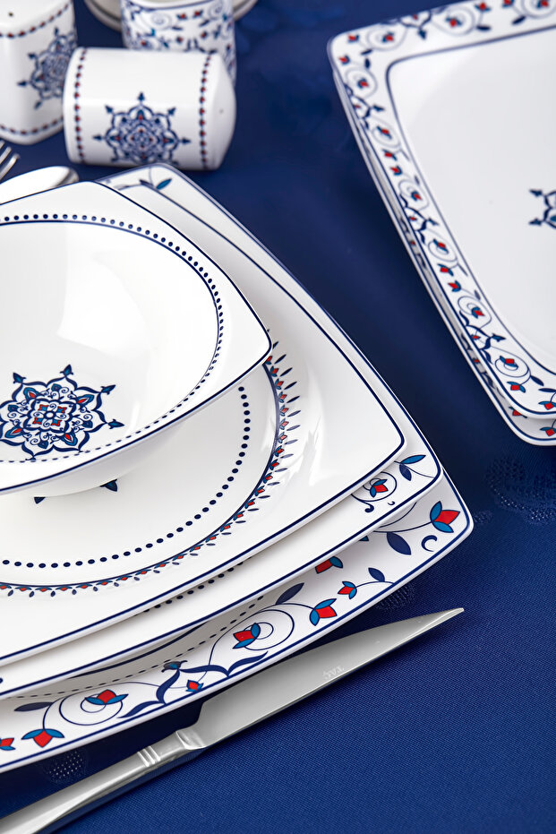 Real Bone Han 60 Parça Yemek Takımı - 3