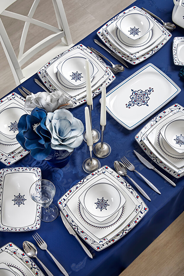 Real Bone Han 60 Parça Yemek Takımı - 4