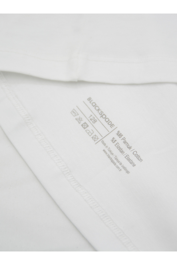 قميص داخلي للأولاد عبوة من قطعتين 9396 - أبيض - 3