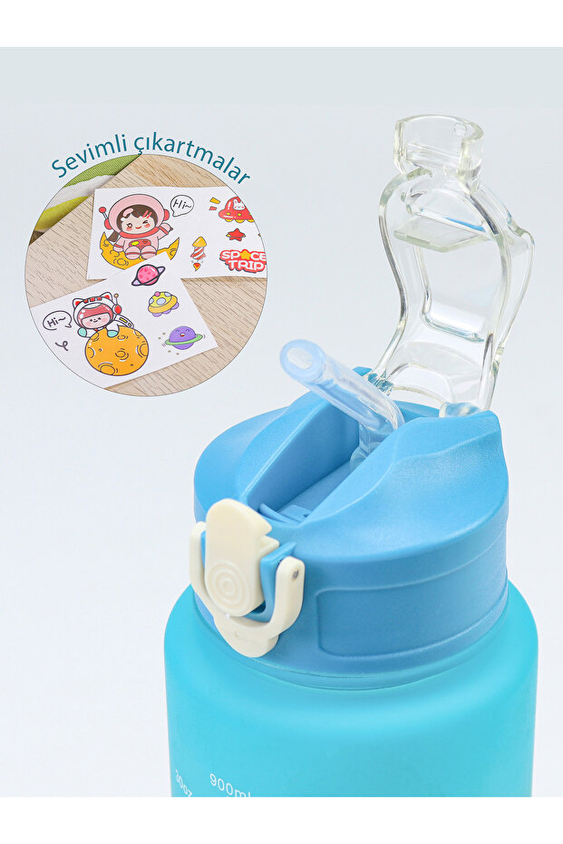 3-Pack Lockable Water Bottle - 2