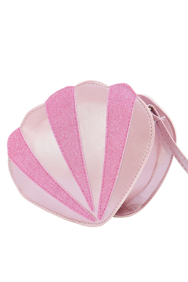 Seashell Glitter Girls' Bag, Hand and Shoulder Girls' Bag