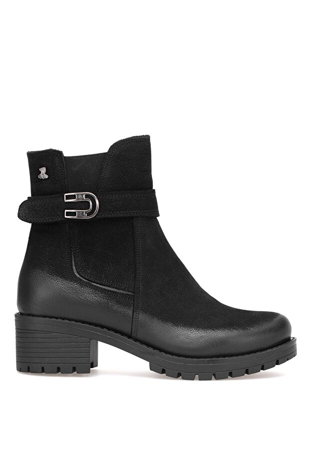 3376K Women's Genuine Leather Classic Boots Black