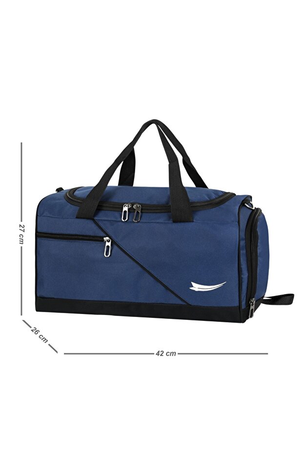Fully Lined Multi-Compartment Thermal Compartment Shoe Rack Compartment Sports and Travel Hand and Shoulder Bag 42 cm