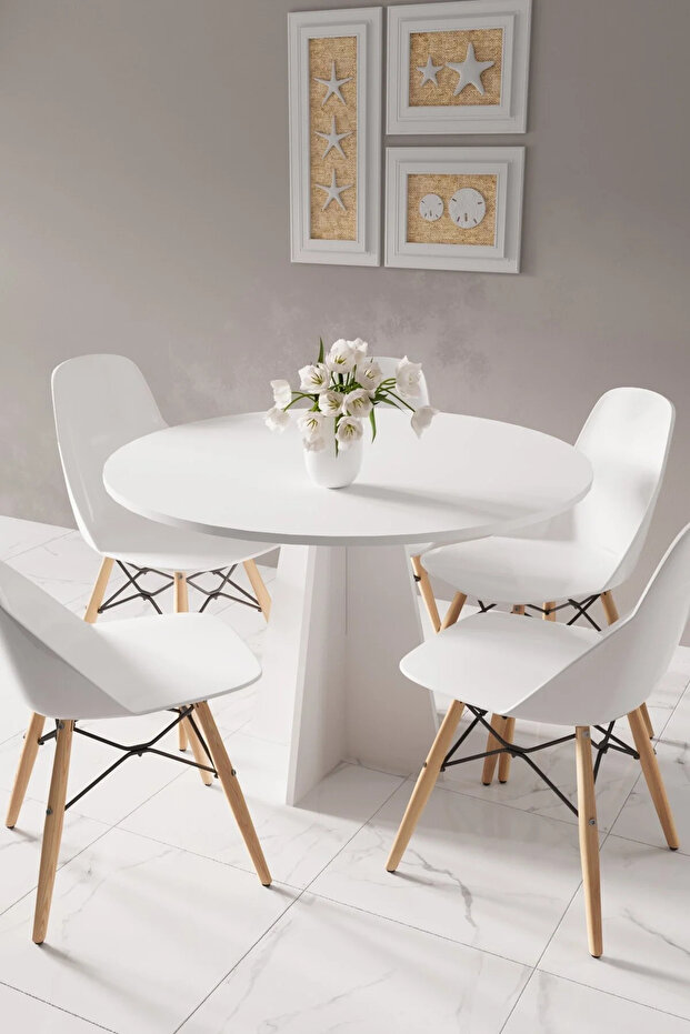 MUTFAK YEMEK MASASI MODERN MDF 100 CM - 1