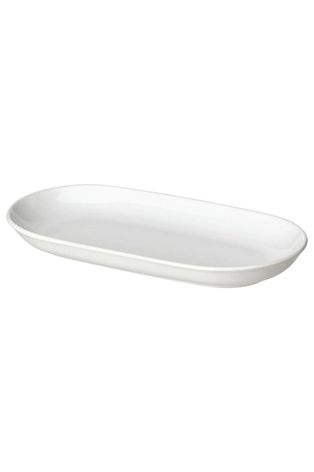 Godmiddag Boat Plate, White, 36X22 cm