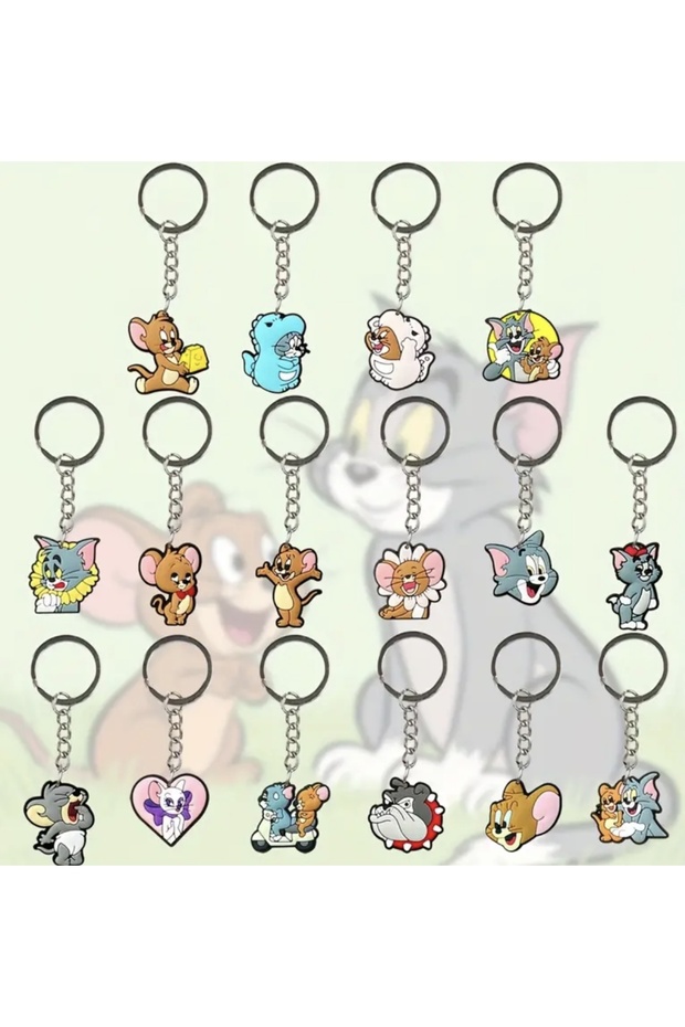 1 قطعة من سلاسل المفاتيح توم وجيري - 2