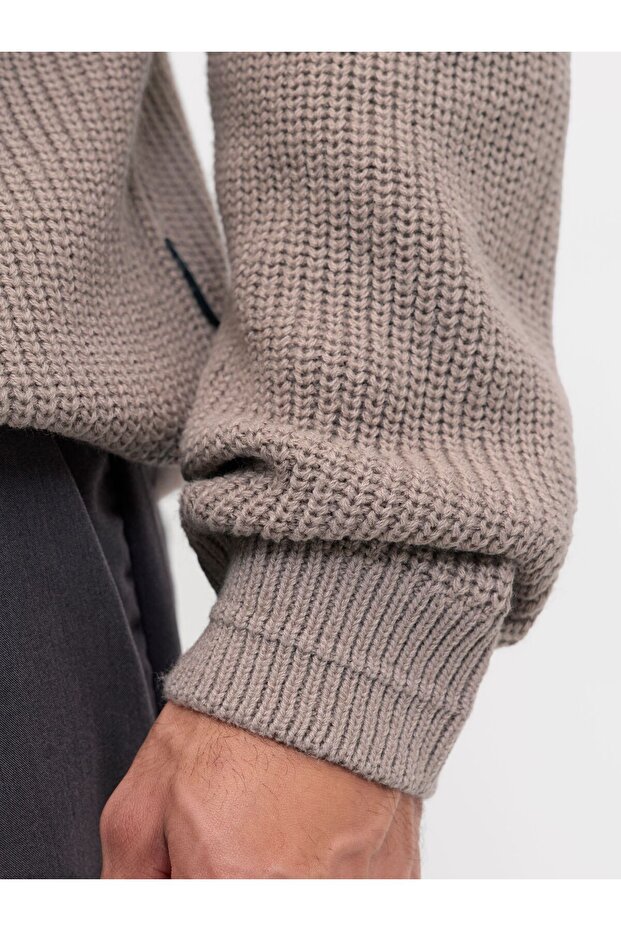 Strickpullover Einfarbig Strickpullover - 6