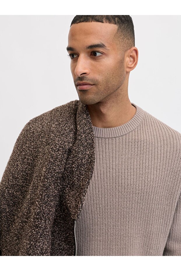 Strickpullover Einfarbig Strickpullover - 7