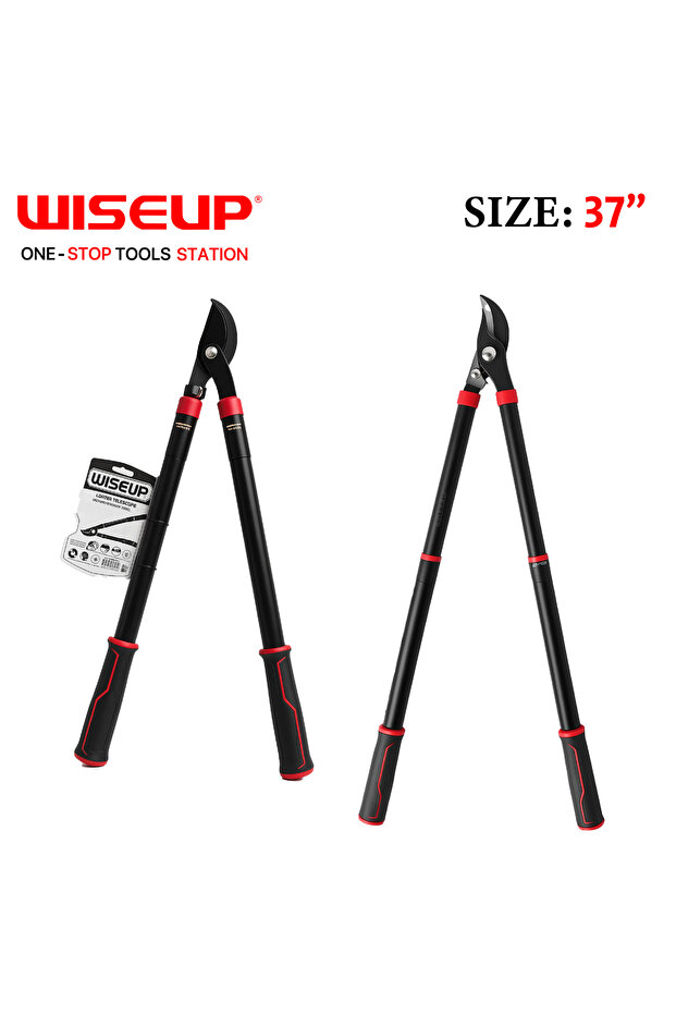 37" Tree Pruning Shears, Movable Handle. - 1