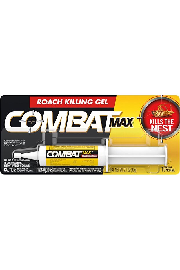 Max Roach Killing Gel for Indoor and Outdoor Use, 1 Syringe, 2.1 Ounce (Pack of 1)